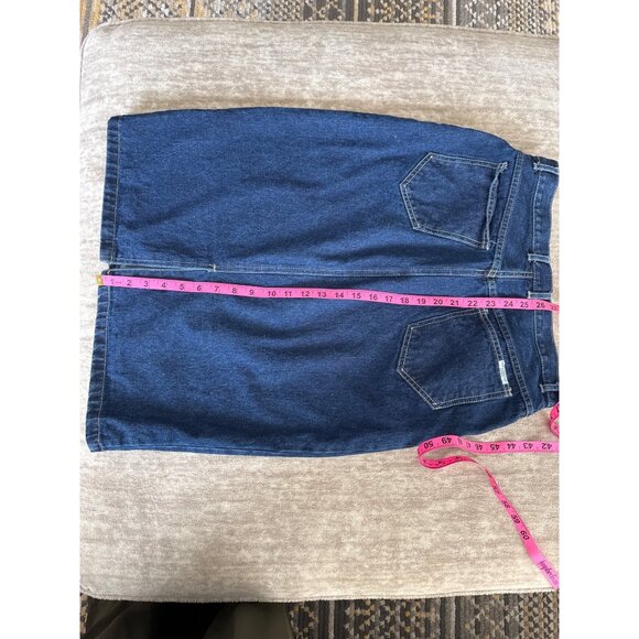 Vintage San Francisco Sport Denim Jean Skirt 15/16 100% Cotton - Picture 5 of 8